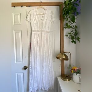 Thrifted lace dress/has no tags/ white